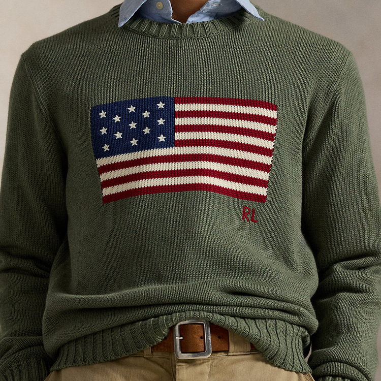 RL Half-Zip %100 Cotton Knitwear