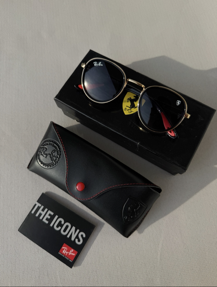 Ray-Ban Ferrari Gold Çerçeve 