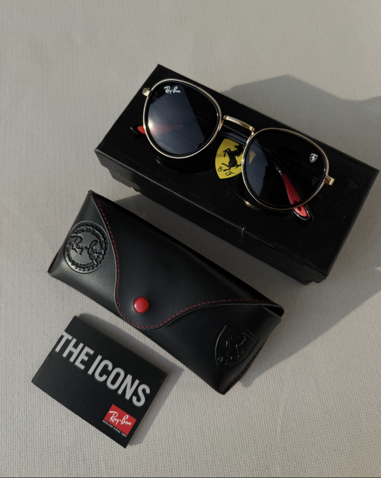 Ray-Ban Ferrari Gold çerçeve 
