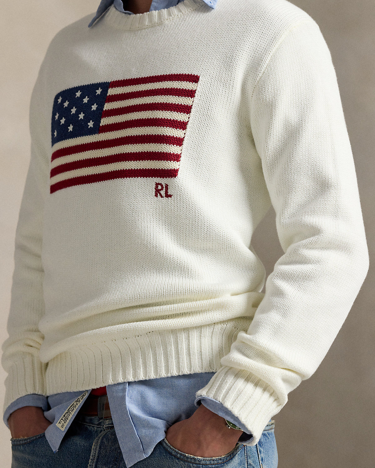 RL Half-Zip %100 Cotton Knitwear