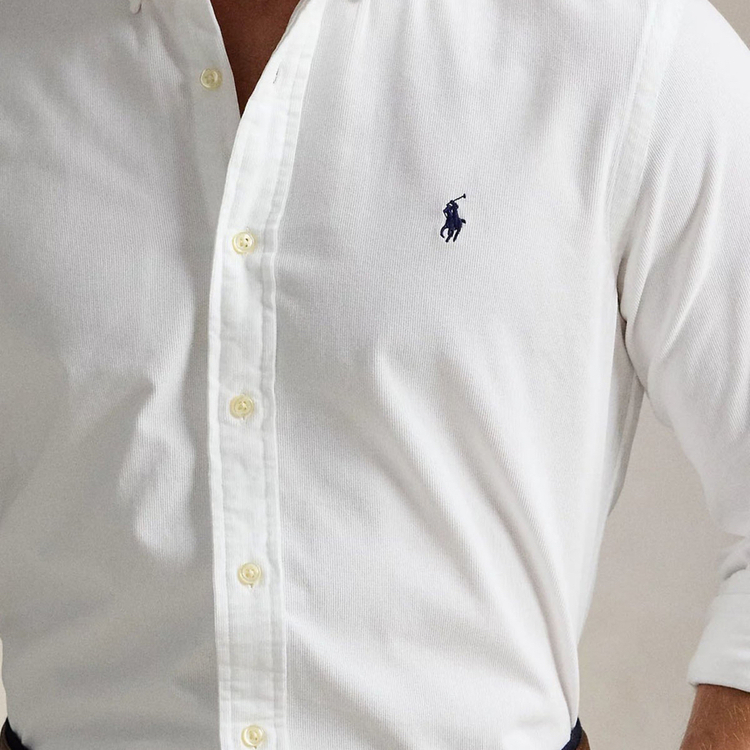 RL Slim Fit Kadife Gömlek 
