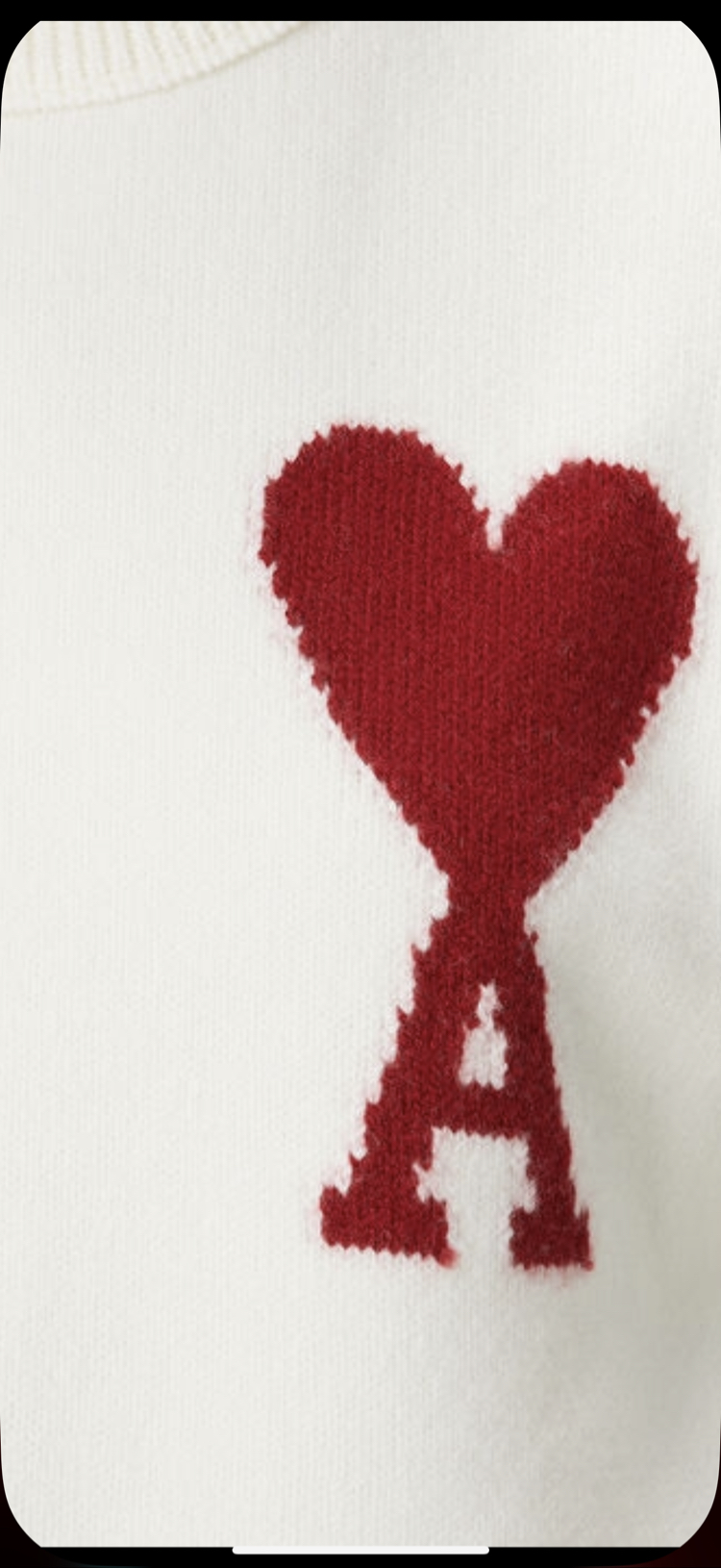 AMİ %100 coton knitwear