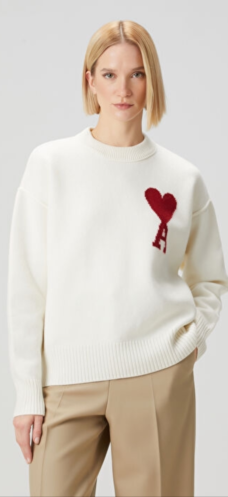 AMİ %100 coton knitwear