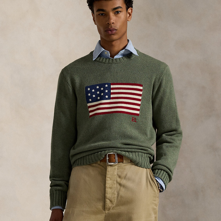 RL Half-Zip %100 Cotton Knitwear