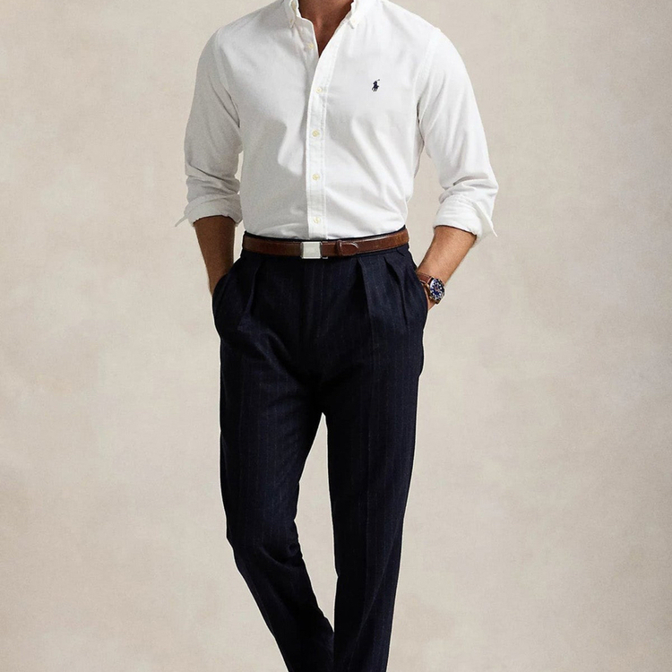 RL Slim Fit Kadife Gömlek 