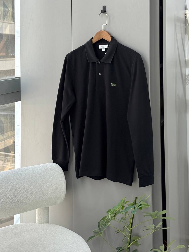 Lacoste (İthal) Uzun Kol Klasik Siyah