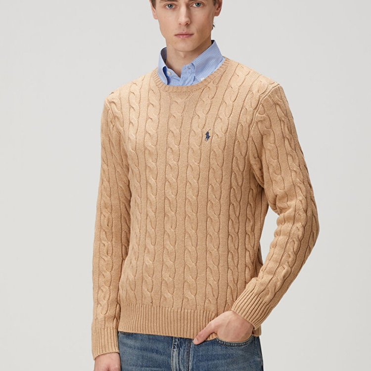 RL Bej %100 Cotton Knitwear Fabric 