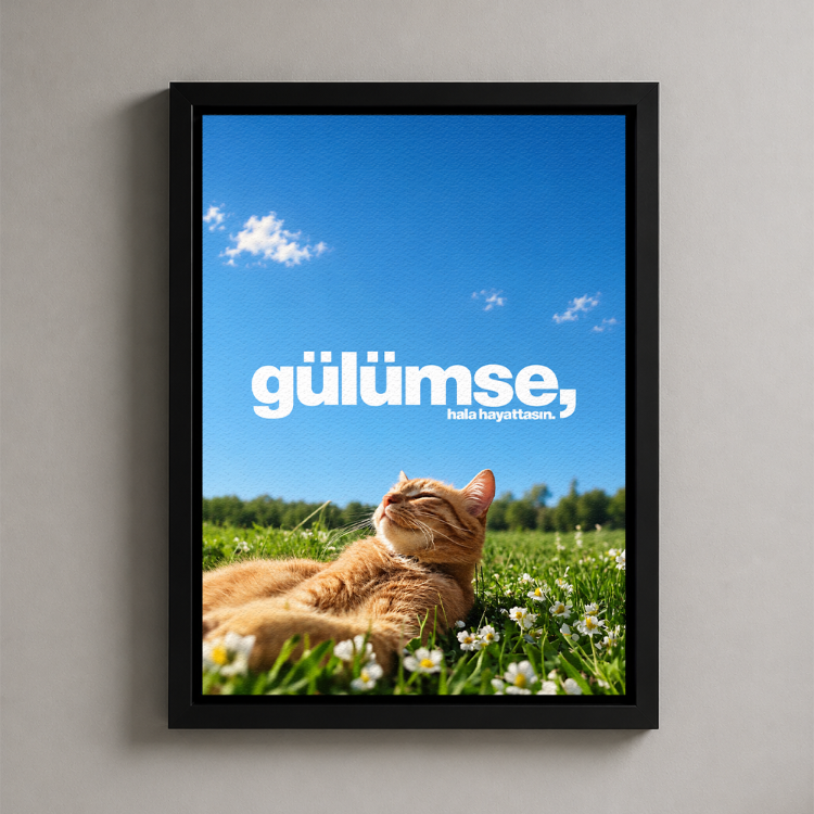 Gülümse, hala hayattasın.