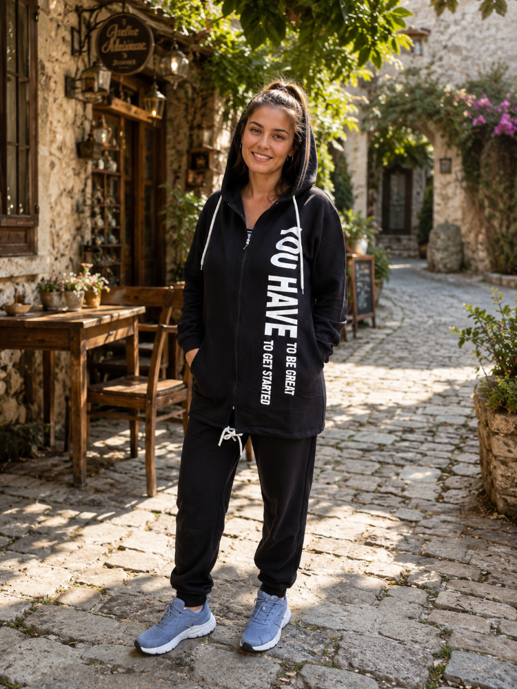 Siyah Eşofman Takımı