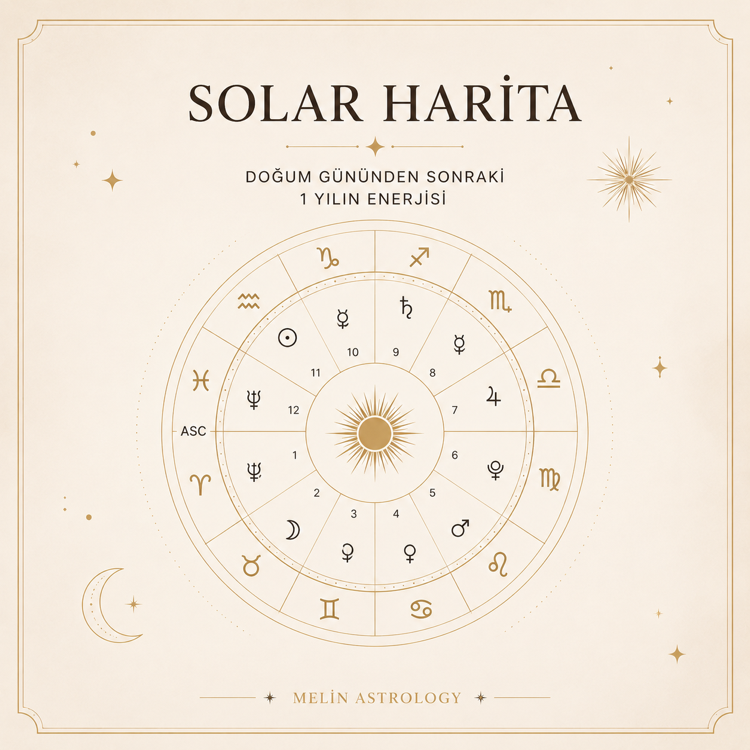 Solar Harita (1yıllık döngü analizi)
