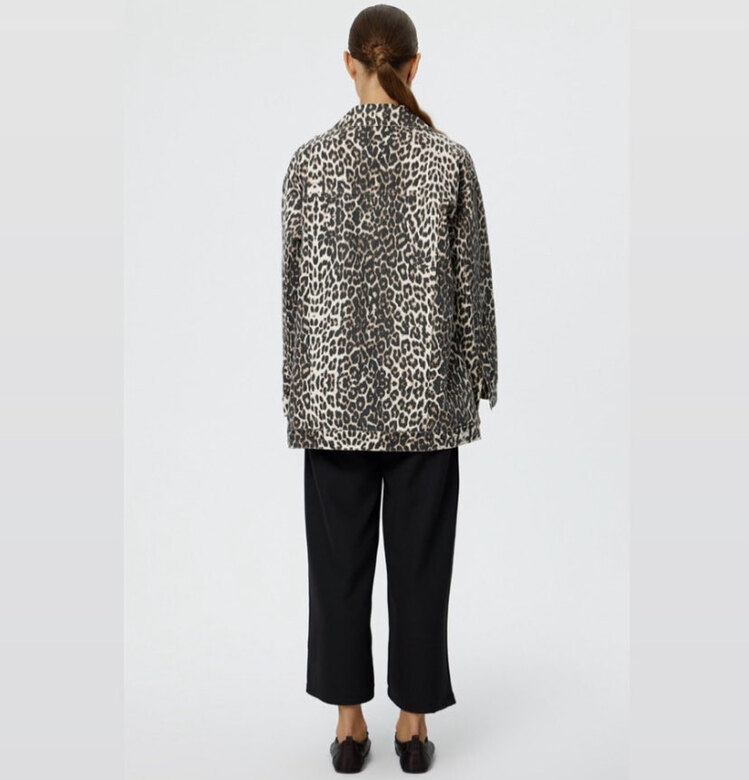 Leopar kot ceket