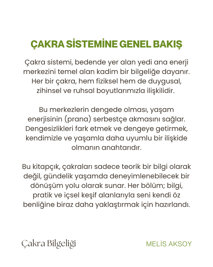 Çakra Bilgeliği (e-kitap)
