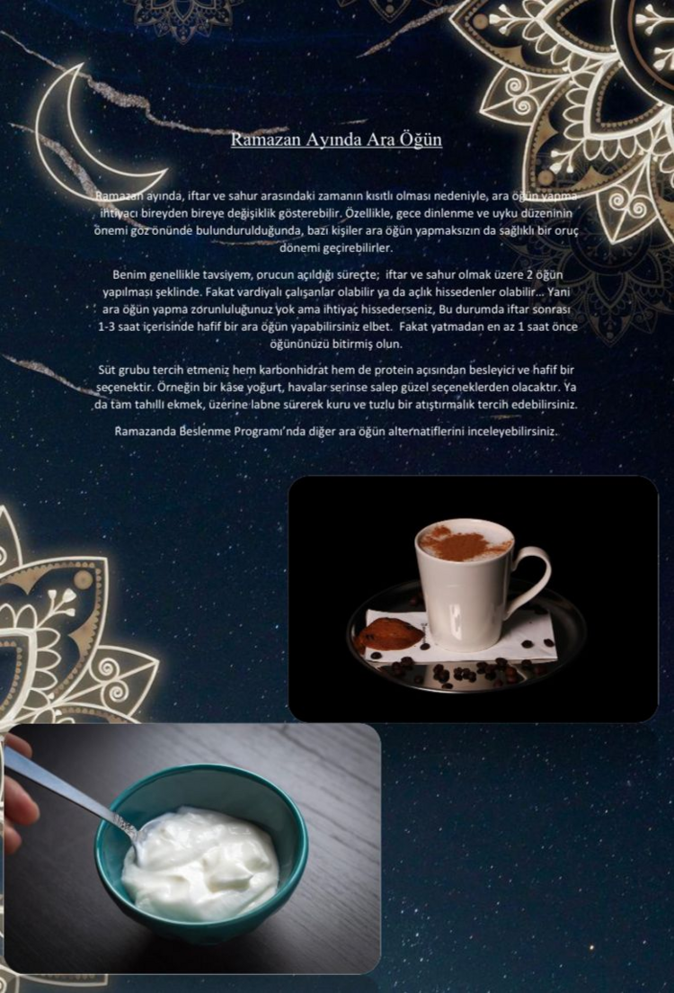 Ramazanda Sağlıklı Beslenme Rehberi E-Kitap