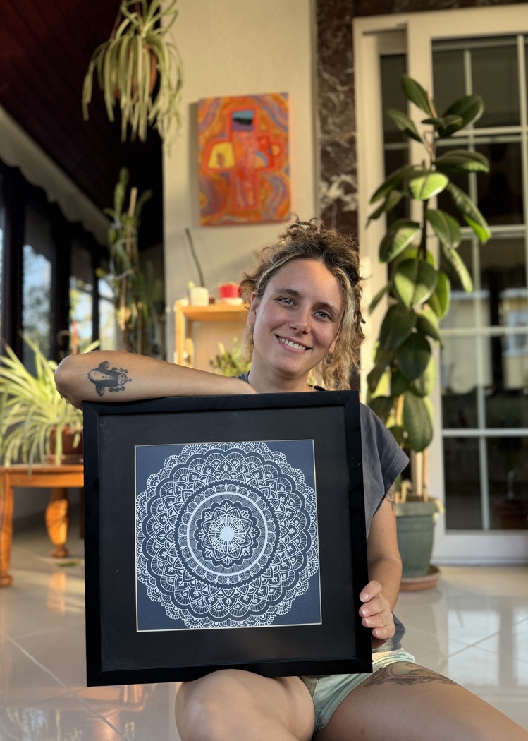 Dijital Mandala (Kare)