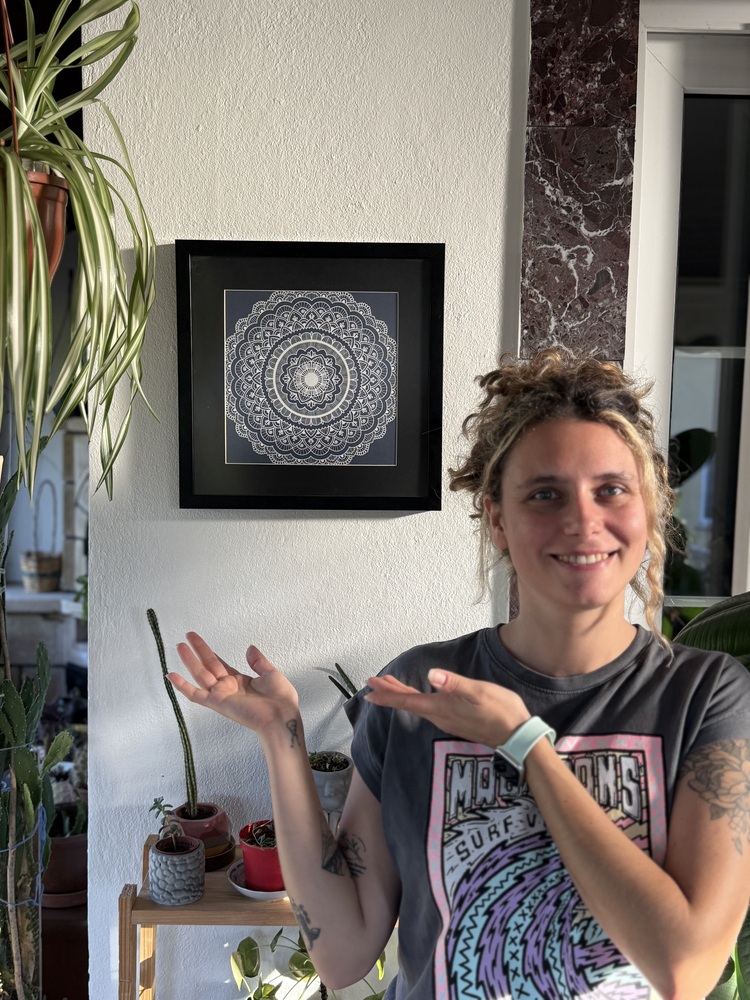 Dijital Mandala (Kare)