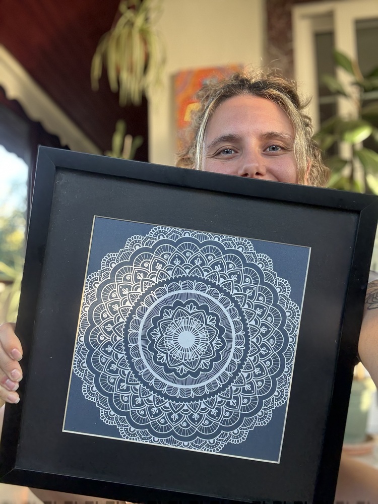 Dijital Mandala (Kare)