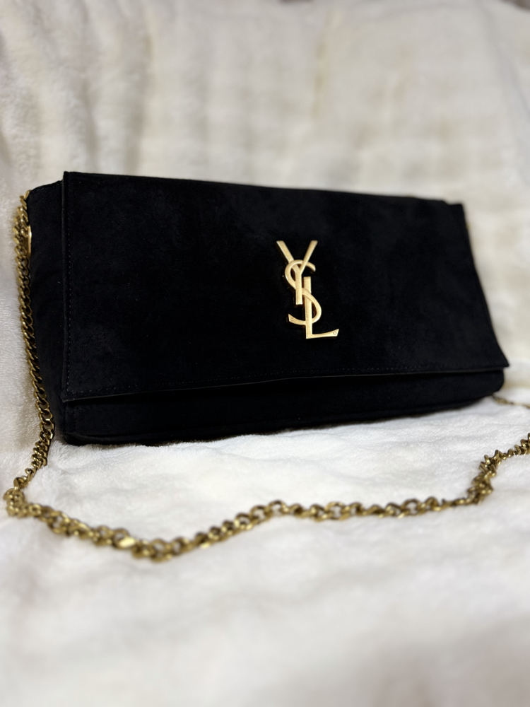 YSL ( Çift Taraflı) Süet & deri siyah 