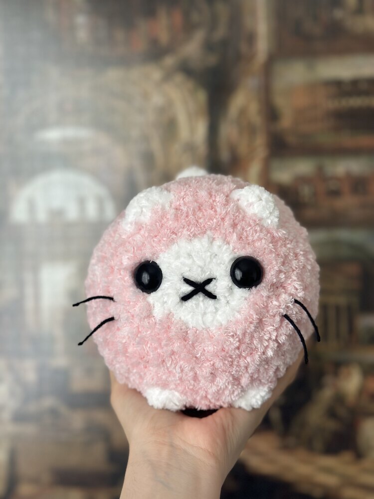Peluş Pembe Kedi
