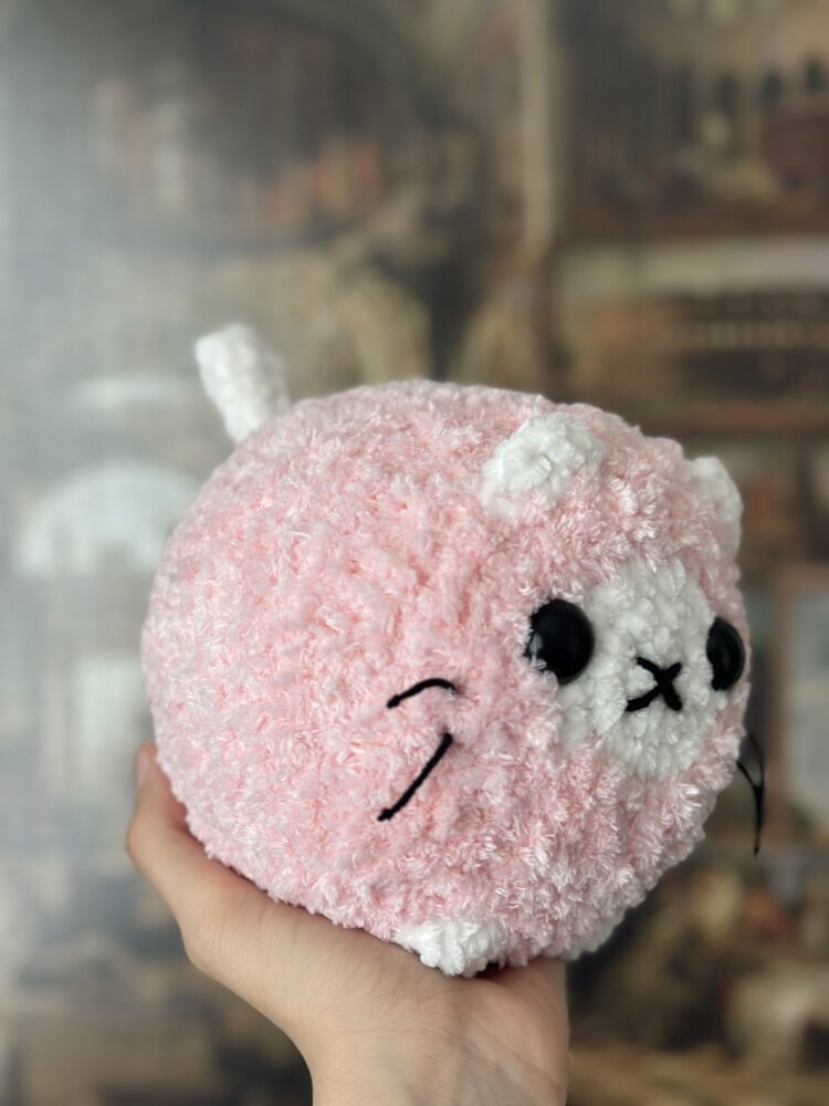 Peluş Pembe Kedi