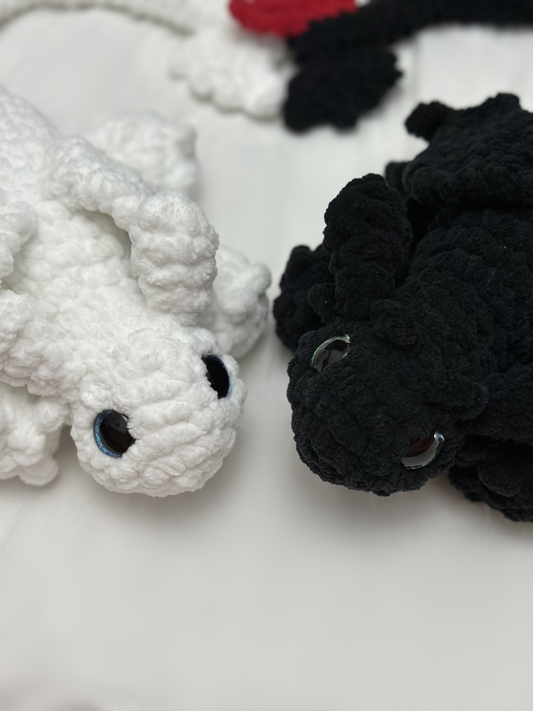 Dişsiz ve Işık Öfkesi Çift Orta Boy Peluş