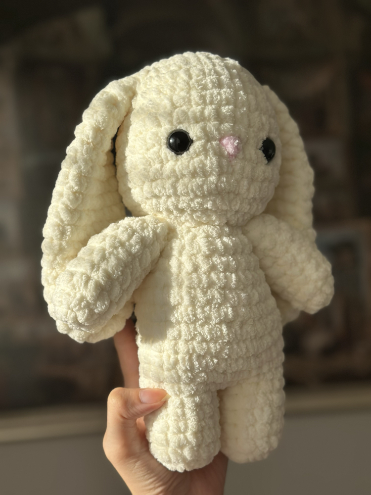 Tavşan Peluş Krem
