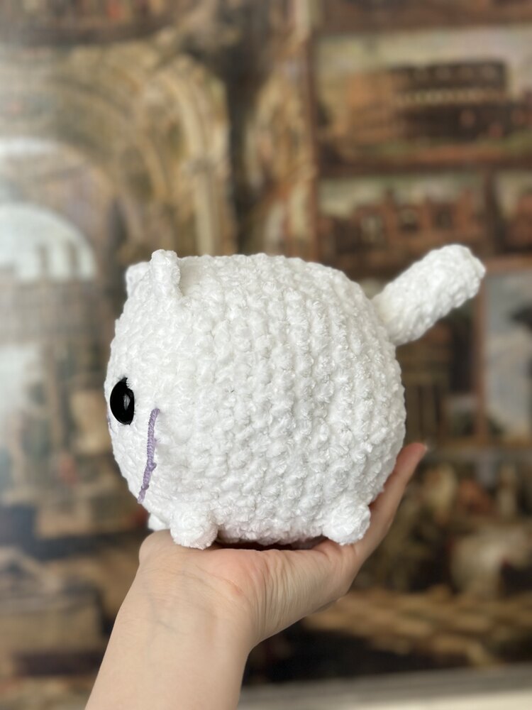 Peluş Beyaz Kedi