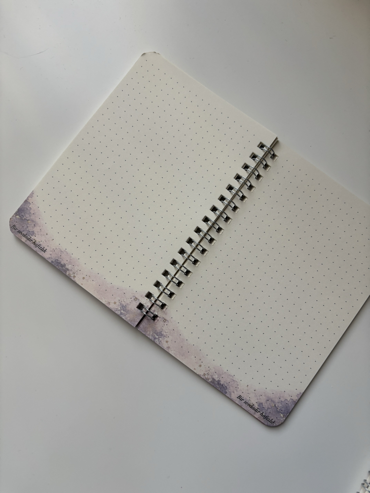 Hafız Mini note defter- lila renkli