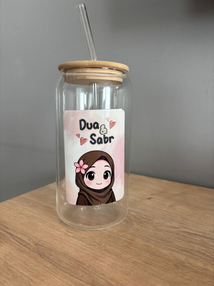 Bambu kapaklı bardak-dua,sabır