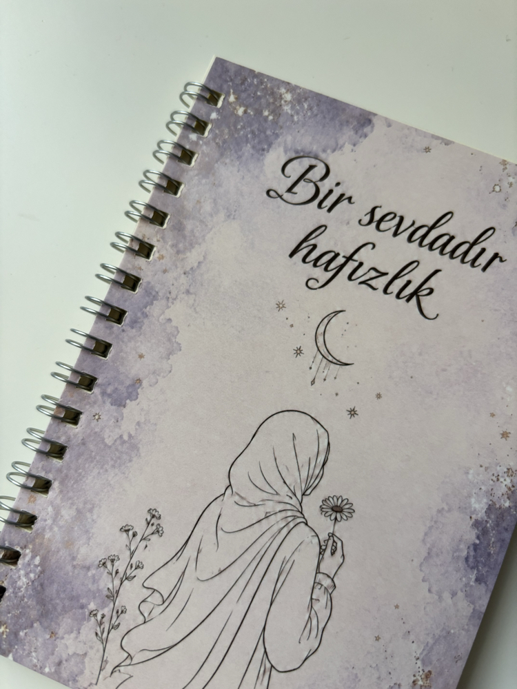 Hafız Mini note defter- lila renkli