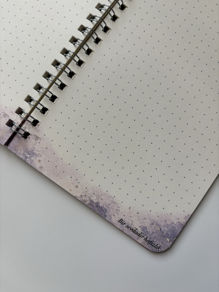 Hafız Mini note defter- lila renkli