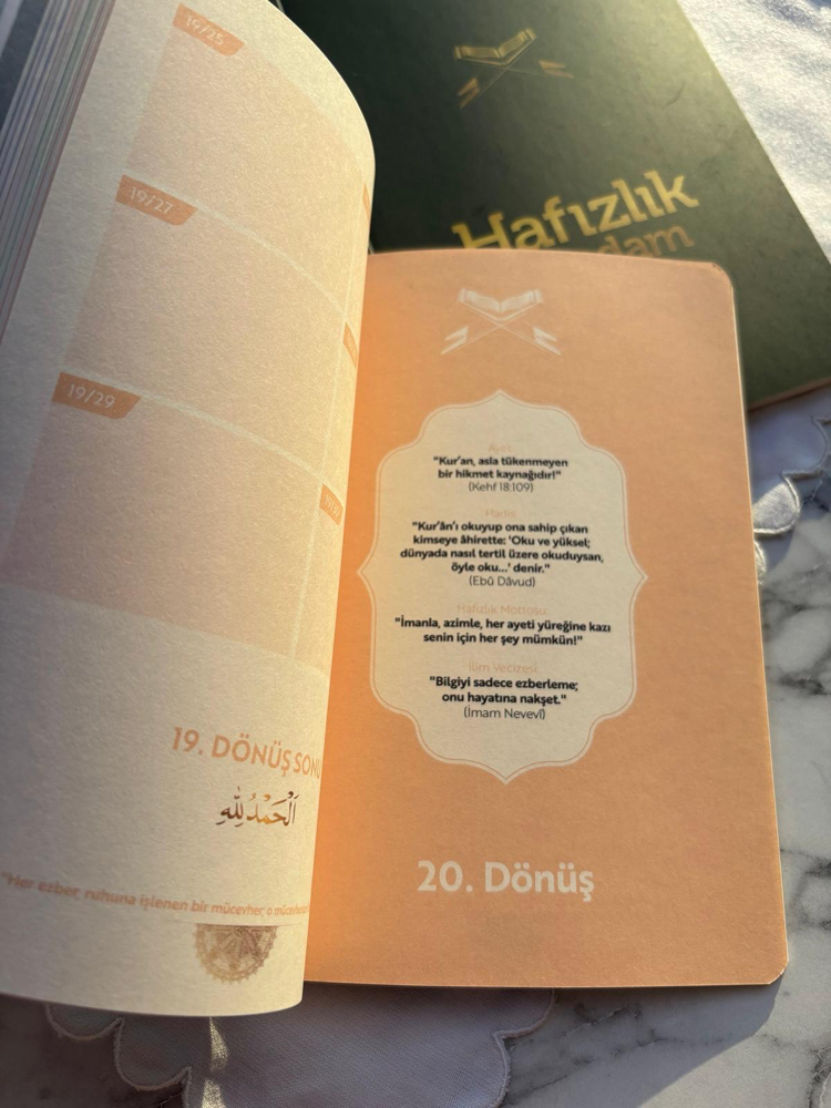 Hafızlık ajandası