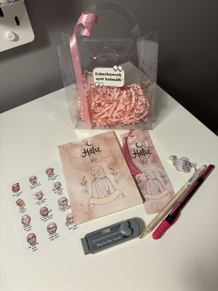 Hafız pembe set