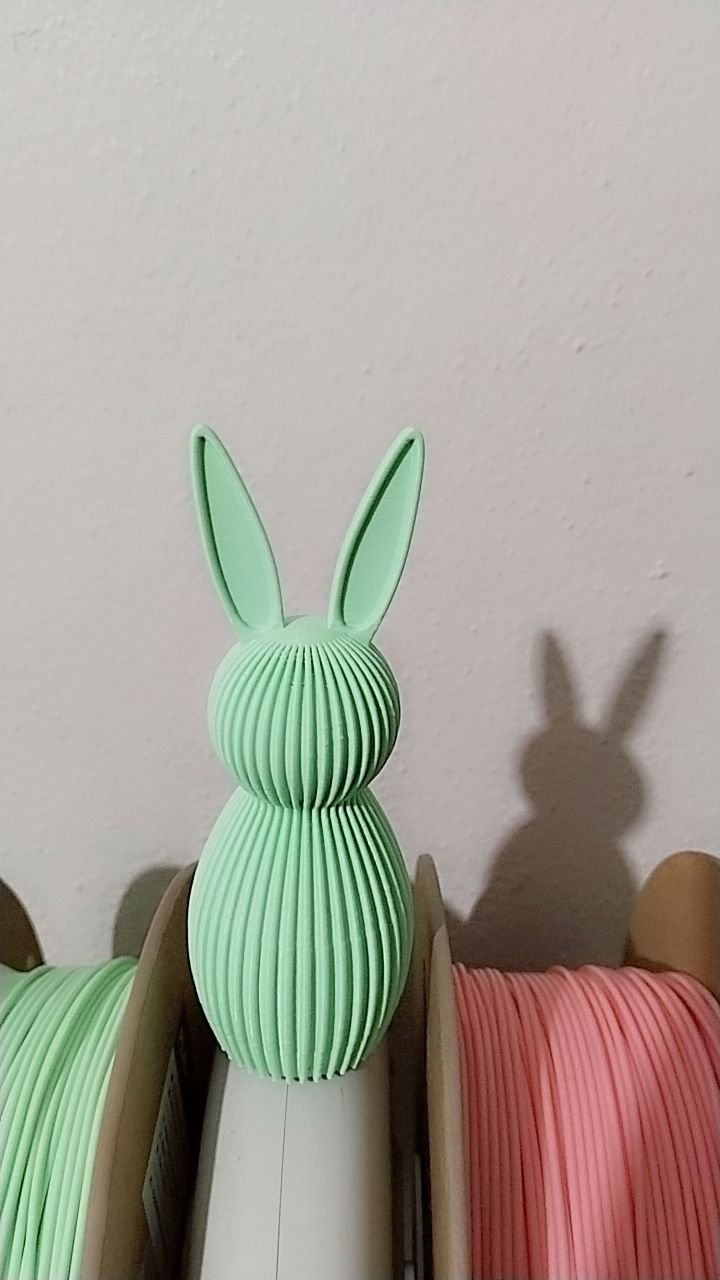 Pastel renkli Dekoratif Tavşan Figürleri