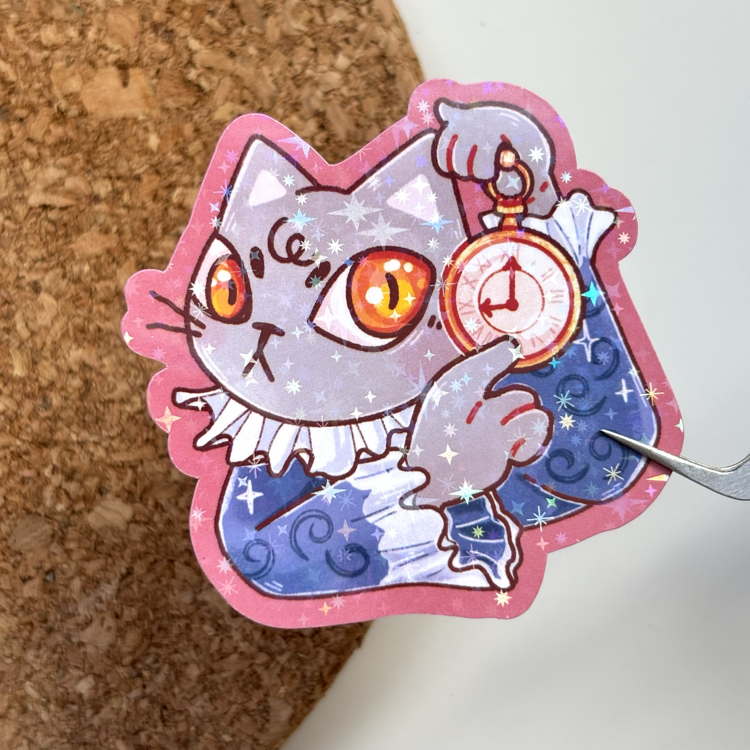 lock in - holo sticker