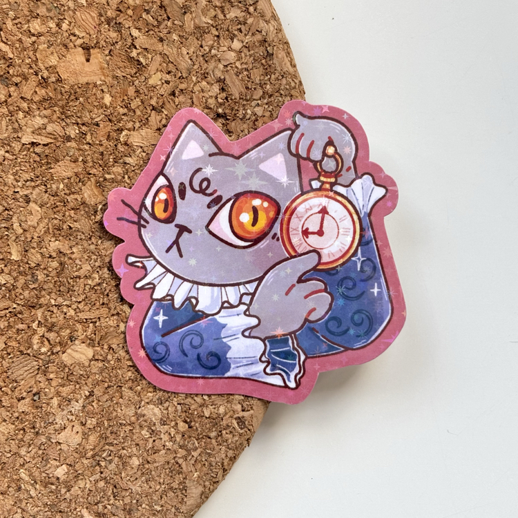 lock in - holo sticker