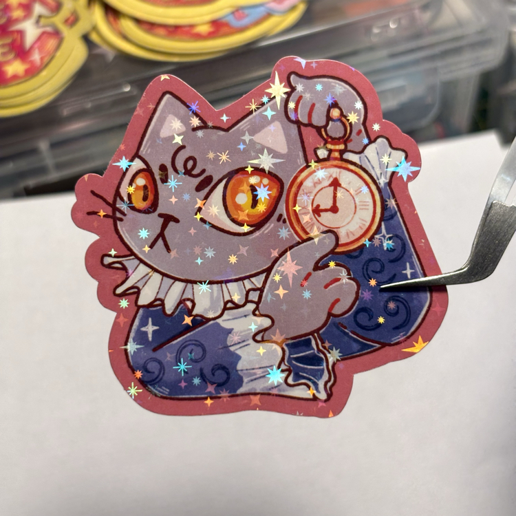 lock in - holo sticker