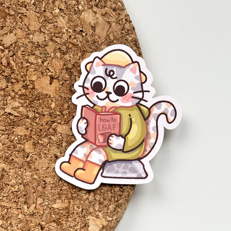 how to loaf - sticker