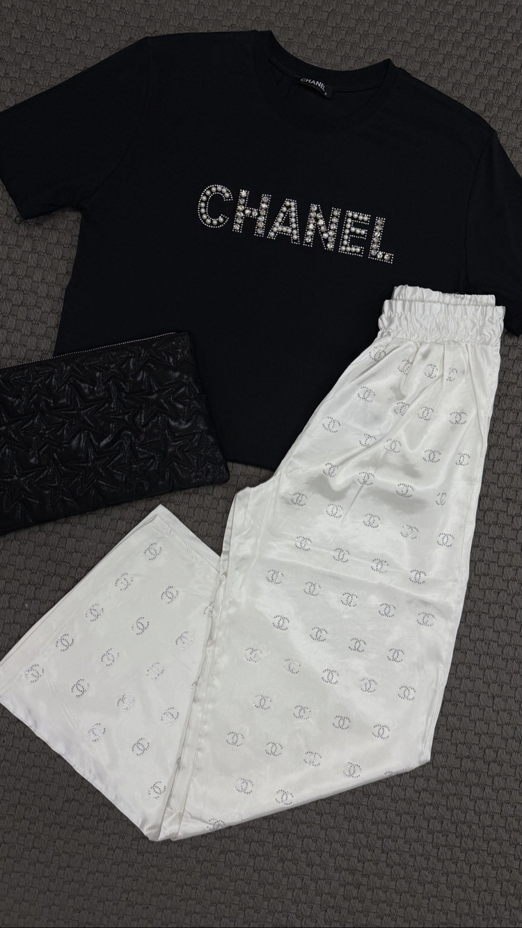 Chanel Taşlı Tshırt 