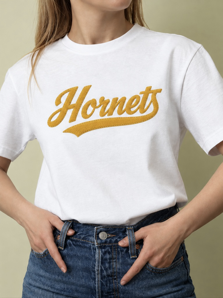 Hornets Cursive T-shirt (White)