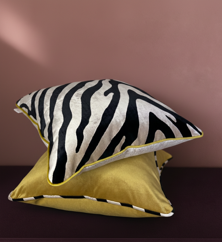 Wild Luxe Kırlent Kılıfı Yastık 2'li Set