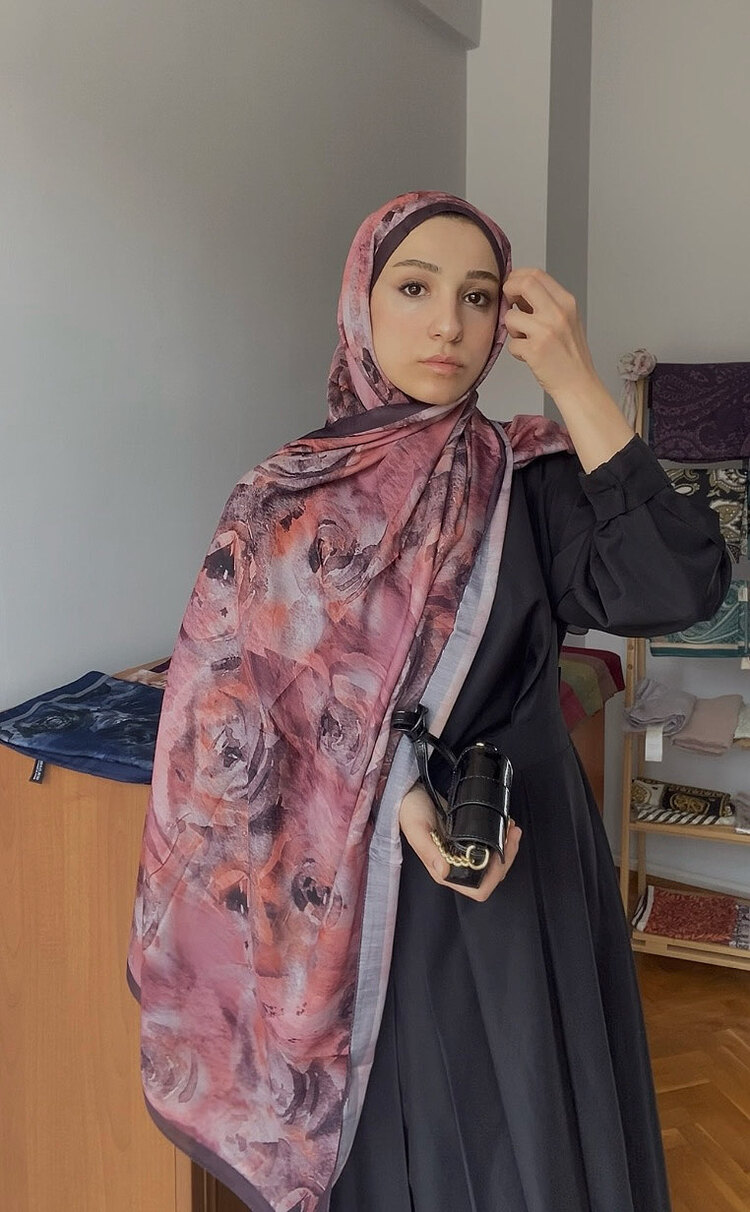 PAMUK SOFT ŞAL FLOWER