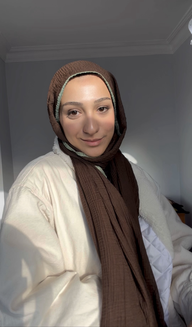 Müslin Şal Kahve