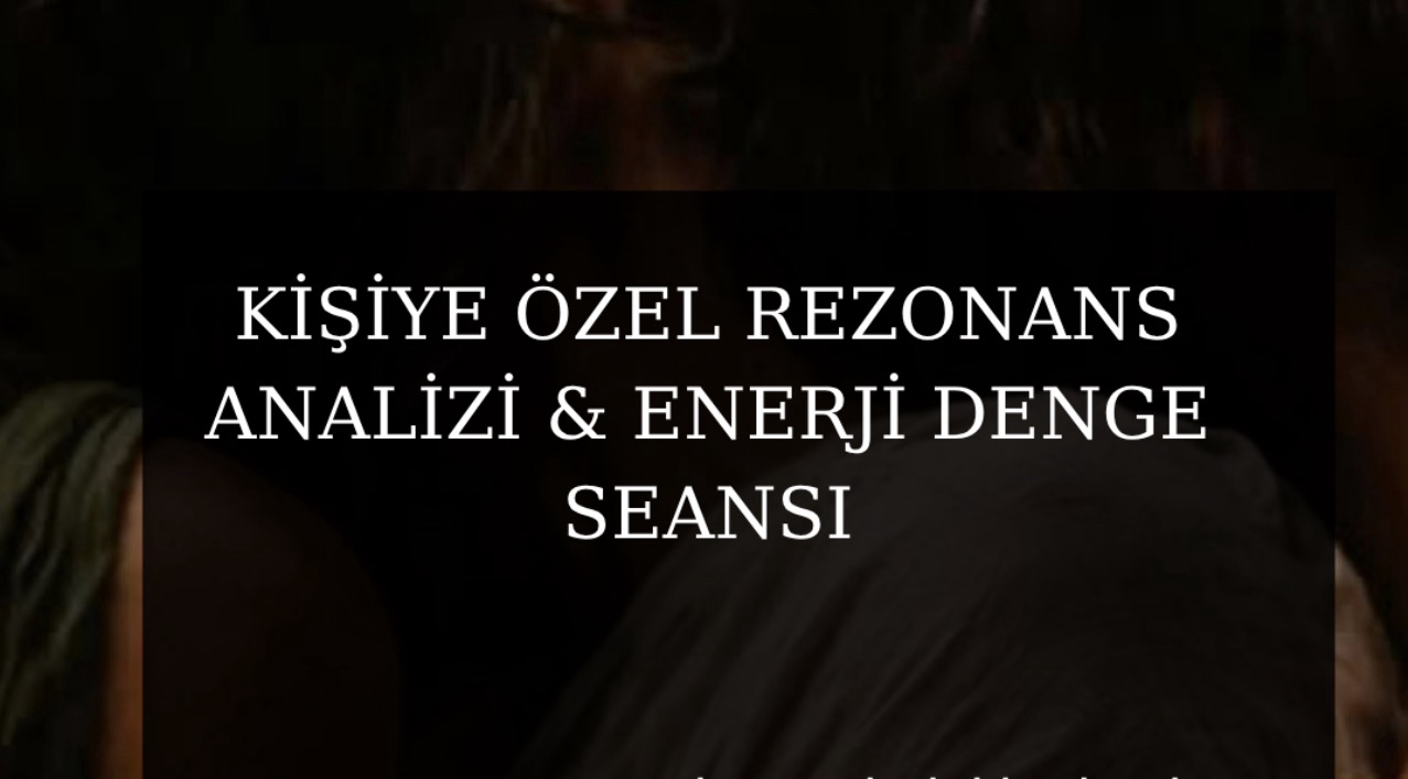 Rezonans analizi kişiye özel