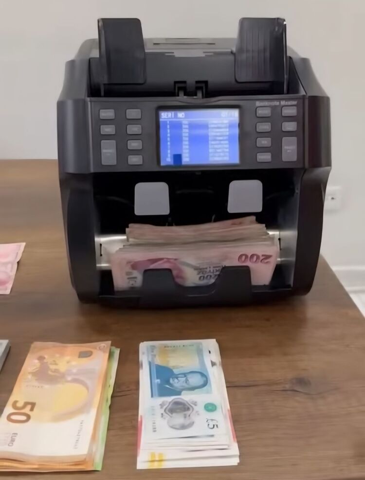BANKNOTE MASTER 10 ÜLKE TAM PROFOSYONEL PARA SAYMA MAKİNESİ