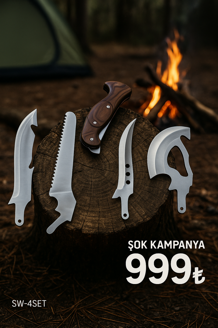Swat Sw-345 4 Fonksiyonlu Av Bıçağı