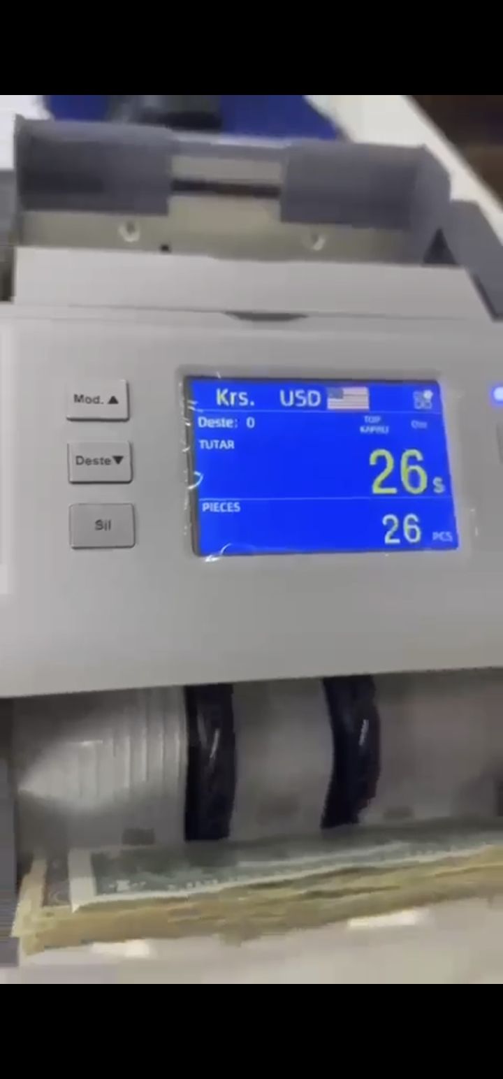 NEW SİLVER 6 ÜLKE KARIŞIK PARA SAYMA MAKİNESİ