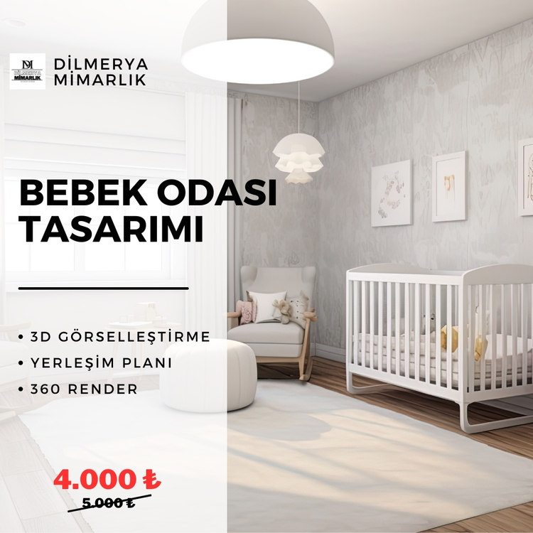BEBEK ODASI 3D TASARIMI
