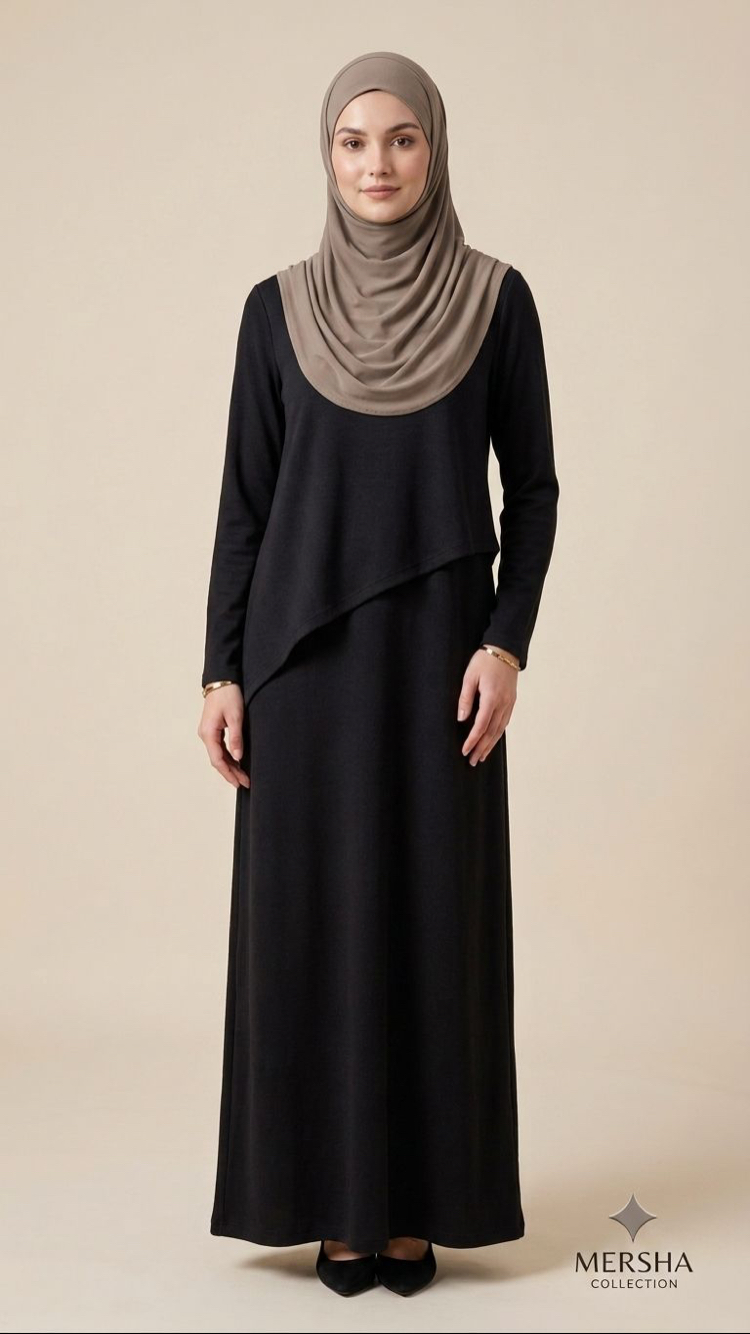 EFİL Yazlık Emzirme Elbisesi (Siyah)