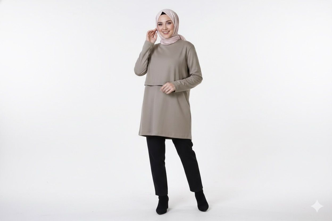 Ribana Tunik (Küf Yeşili)