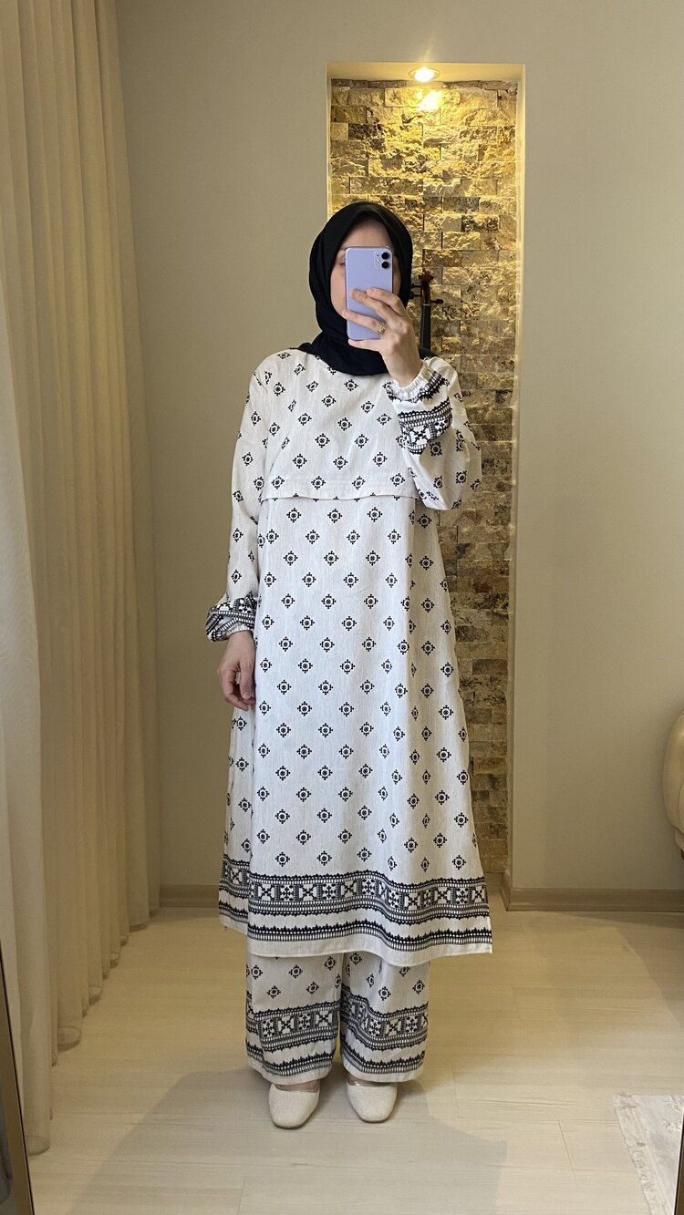 Keten Tunik Siyah